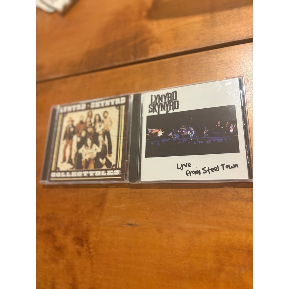Lynyrd Skynyrd CD Lot Collectybles 2-CD & Lyve from Steel Town Southern Rock